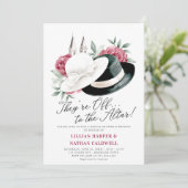 Kentucky Derby Brautparty Rose Rennen Einladung (Stehend Vorderseite)