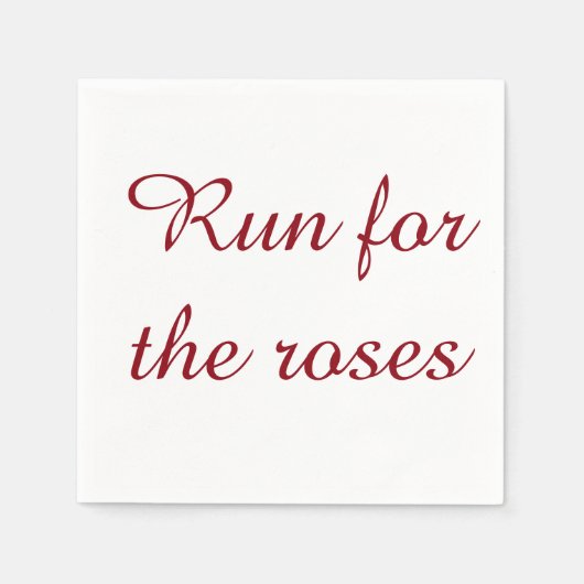 Kentucky Derby Cocktail Servietten (Vorderseite)