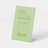 Kentucky Derby Drink Sign Sockelschild (Vorderseite)