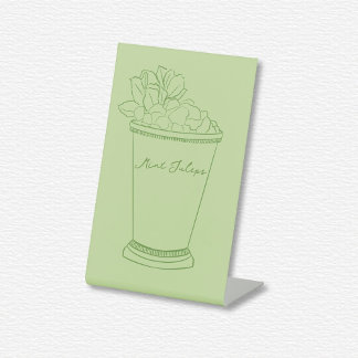 Kentucky Derby Drink Sign Sockelschild