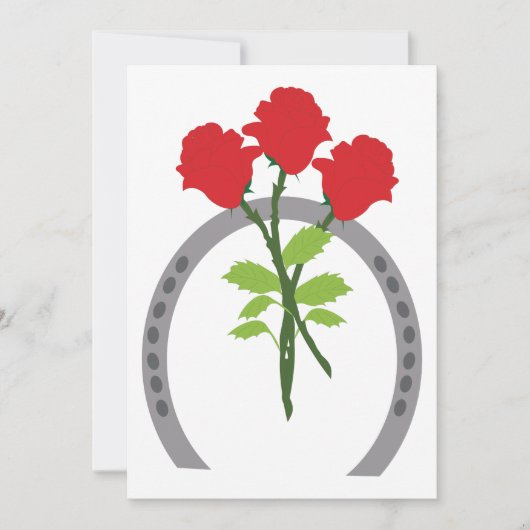 Kentucky Derby Einladung (Vorderseite)