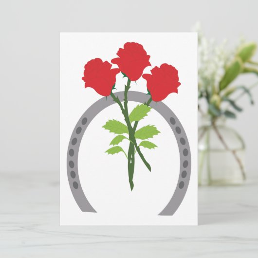 Kentucky Derby Einladung (Stehend Vorderseite)