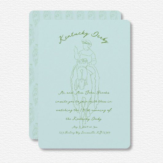 Kentucky Derby Einladung