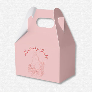 Kentucky Derby Favor Boxes Geschenkschachtel