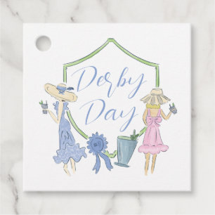 Kentucky Derby Gastgeschenk Gift Tag Geschenkanhänger