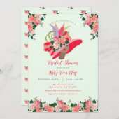 Kentucky Derby Hat Bridal Dusche Einladung (Vorne/Hinten)