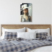 Kentucky Derby Hat Painting Leinwanddruck (Insitu (Schlafzimmer))