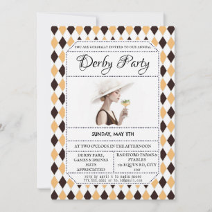 Kentucky Derby Hutparty Einladung Elegantes Derby