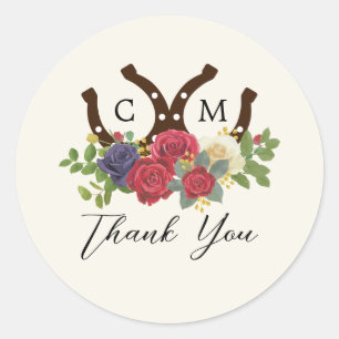 Kentucky Derby Inspiriert Hochzeit Runder Aufkleber