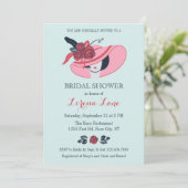 Kentucky Derby Inspirierte Bridal Shower Einladung (Stehend Vorderseite)