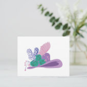 Kentucky Derby Ladys Hat Postkarte (Stehend Vorderseite)