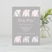 Kentucky Derby - Party Einladung (Stehend Vorderseite)