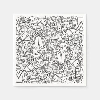 Kentucky Derby Party Napkins Serviette