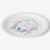 Kentucky Derby Party Paper Plate Pappteller (Schrägansicht)