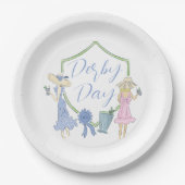 Kentucky Derby Party Paper Plate Pappteller (Vorderseite)
