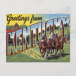 Kentucky Derby Pferderennen Postkarte