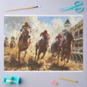 Kentucky Derby Racing Decoupage Seidenpapier (Basteln)