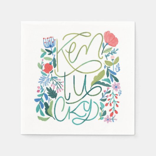 Kentucky Derby Serviette (Vorderseite)