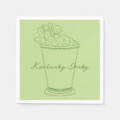 Kentucky Derby Serviette (Vorderseite)