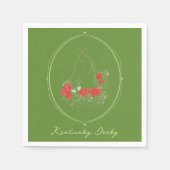 Kentucky Derby Serviette (Vorderseite)