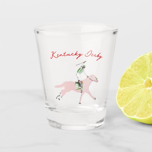 Kentucky Derby Shot Glass Schnapsglas (Vorderseite)