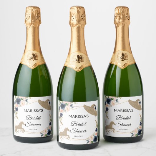 Kentucky Derby Sparkling Wine Label Schaumweinetikett (Flaschen)