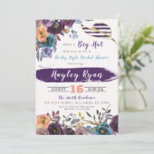 Kentucky Derby Style Fall Bridal Dusche Einladung (Stehend Vorderseite)