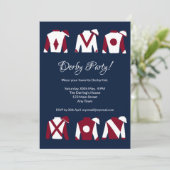 Kentucky Derby Viewing Party Einladung (Stehend Vorderseite)