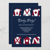 Kentucky Derby Viewing Party Einladung (Vorne/Hinten)