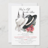 Kentucky Derby Wedding Brautparty Rose Spires Einladung (Vorderseite)