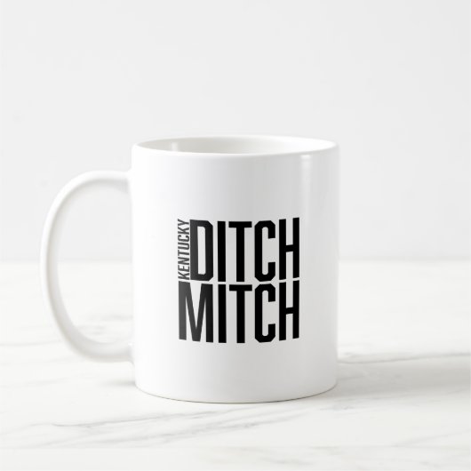 Kentucky Ditch Mitch Mcconnell Keramik Kaffeemasch Kaffeetasse (Links)