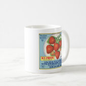 Kentucky-Erdbeeren - Vintager Kaffeetasse (VorderseiteRechts)