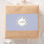 Kentucky Faint Banner Shipping Label (Insitu)