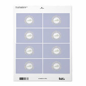 Kentucky Faint Banner Shipping Label (Vorne)