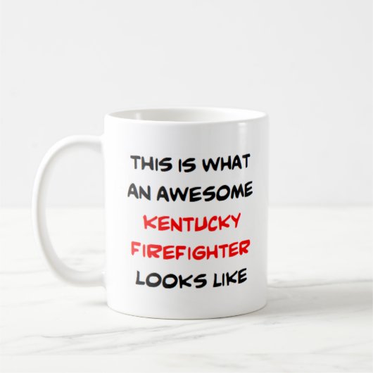 Kentucky-Feuerwehrmann, phantastisch Kaffeetasse (Links)