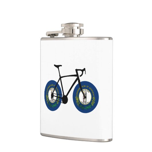Kentucky Flag Cycling Flachmann (Links)