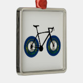 Kentucky Flag Cycling Ornament Aus Metall (Rechts)