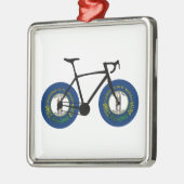 Kentucky Flag Cycling Ornament Aus Metall (Links)
