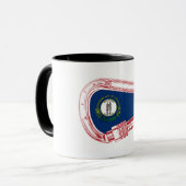 Kentucky Flag Klettersteig Carabiner Tasse (Vorderseite Links)