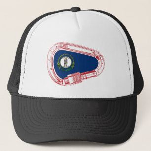 Kentucky Flag Klettersteig Carabiner Truckerkappe