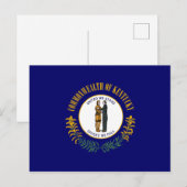Kentucky Flag Postkarte (Vorne/Hinten)