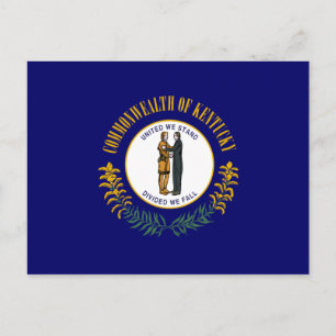 Kentucky Flag Postkarte