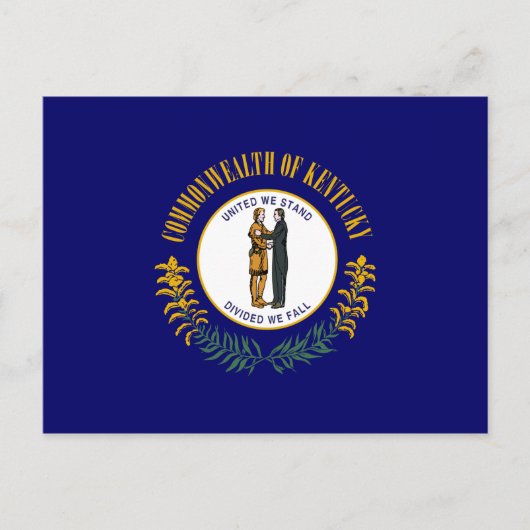 Kentucky Flag Postkarte (Vorderseite)