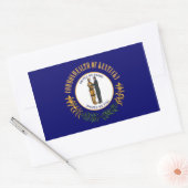 Kentucky Flag Rechteckiger Aufkleber (Umschlag)
