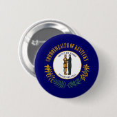Kentucky-Flagge Button (Vorne & Hinten)