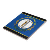 Kentucky-Flagge Fliese (Seite)