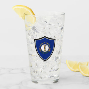 Kentucky-Flagge Glas