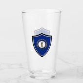Kentucky-Flagge Glas (Vorderseite)
