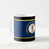 Kentucky-Flagge Kaffeetasse (Vorderseite Links)