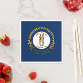 Kentucky-Flagge Serviette (Beispiel)